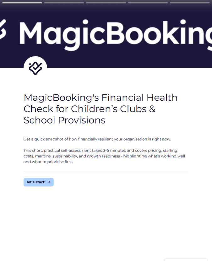 Preview of The financial health check quiz